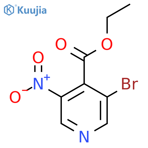 Ethyl 3-bromo-5-nitroisonicotinate structure