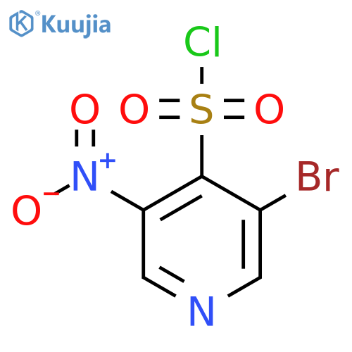 3-Bromo-5-nitropyridine-4-sulfonyl chloride structure