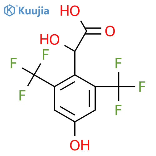2,6-Bis(trifluoromethyl)-4-hydroxymandelic acid structure