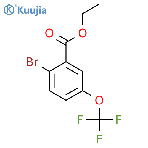 Ethyl 2-bromo-5-(trifluoromethoxy)benzoate structure