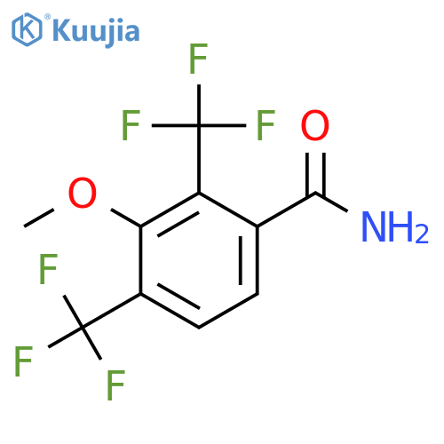 2,4-Bis(trifluoromethyl)-3-methoxybenzamide structure