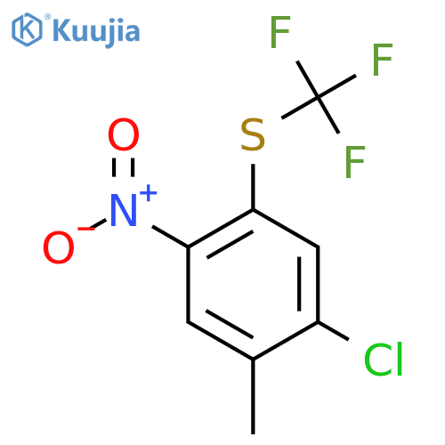 2-Chloro-5-nitro-4-(trifluoromethylthio)toluene structure