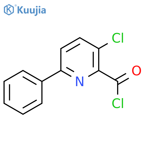 3-Chloro-6-phenylpyridine-2-carbonyl chloride structure