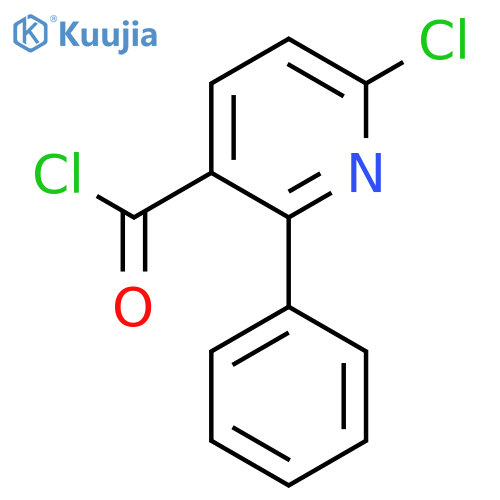 6-Chloro-2-phenylpyridine-3-carbonyl chloride structure