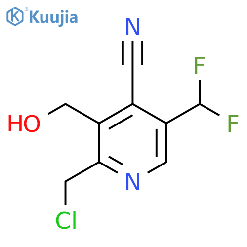 2-(Chloromethyl)-4-cyano-5-(difluoromethyl)pyridine-3-methanol structure