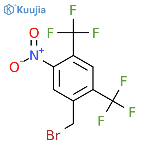 2,4-Bis(trifluoromethyl)-5-nitrobenzyl bromide structure