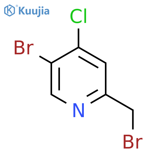 5-Bromo-2-bromomethyl-4-chloropyridine structure