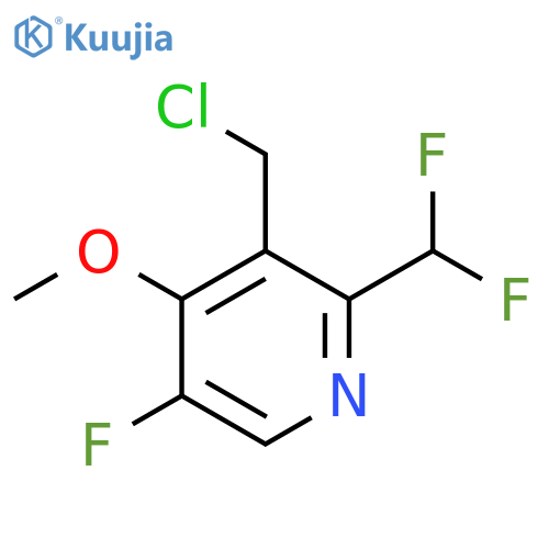 3-(Chloromethyl)-2-(difluoromethyl)-5-fluoro-4-methoxypyridine structure