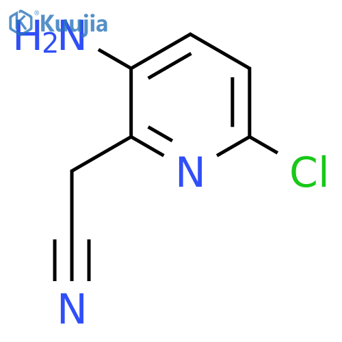 3-Amino-6-chloropyridine-2-acetonitrile structure
