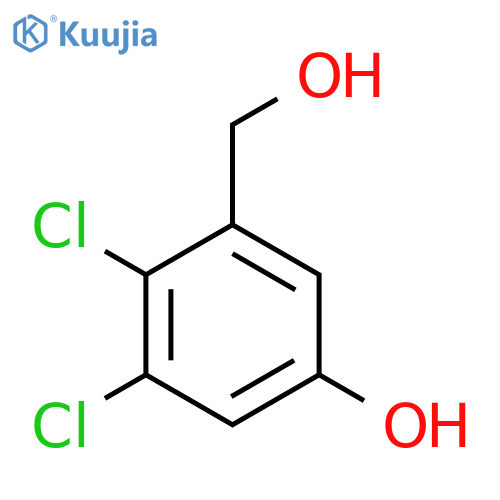 2,3-Dichloro-5-hydroxybenzyl alcohol structure
