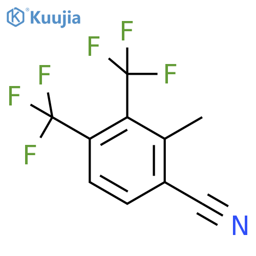 3,4-Bis(trifluoromethyl)-2-methylbenzonitrile structure