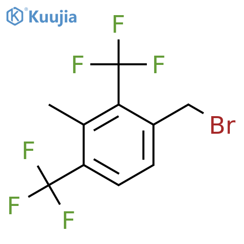 2,4-Bis(trifluoromethyl)-3-methylbenzyl bromide structure