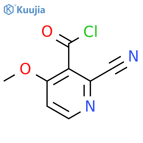 2-Cyano-4-methoxynicotinoyl chloride structure