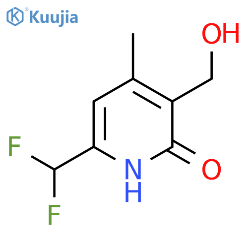 6-(Difluoromethyl)-2-hydroxy-4-methylpyridine-3-methanol structure