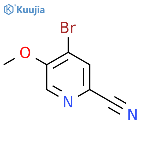 4-Bromo-5-methoxypicolinonitrile structure