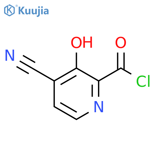 4-Cyano-3-hydroxypicolinoyl chloride structure