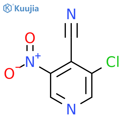 3-Chloro-5-nitroisonicotinonitrile structure