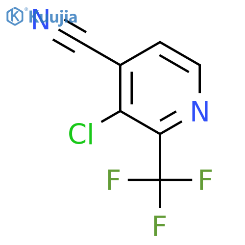 3-Chloro-2-(trifluoromethyl)isonicotinonitrile structure