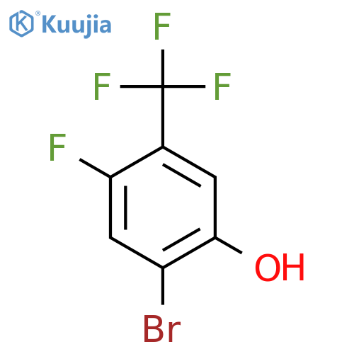 2-Bromo-4-fluoro-5-(trifluoromethyl)phenol structure