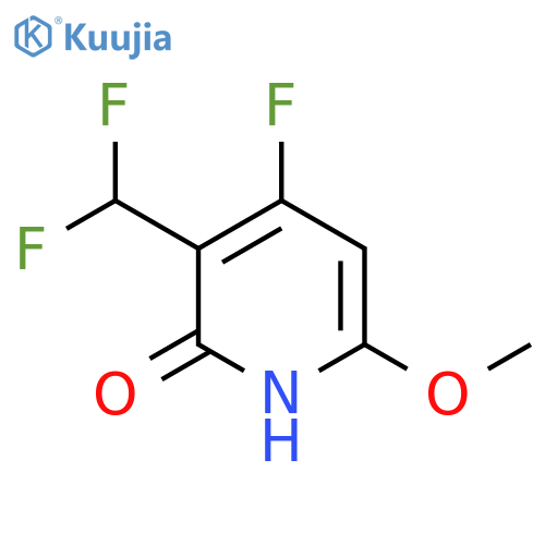 3-(Difluoromethyl)-4-fluoro-2-hydroxy-6-methoxypyridine structure