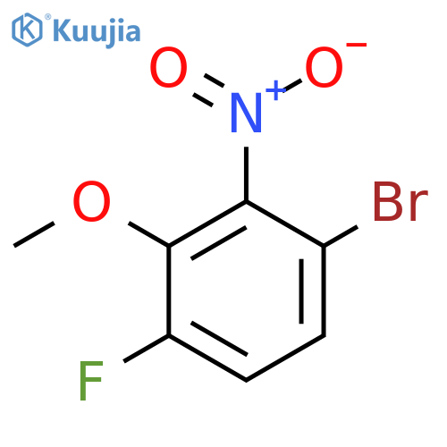 3-Bromo-6-fluoro-2-nitroanisole structure