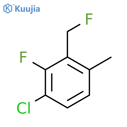 4-Chloro-3-fluoro-2-(fluoromethyl)toluene structure