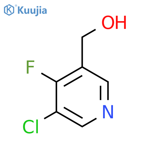 3-Chloro-4-fluoropyridine-5-methanol structure