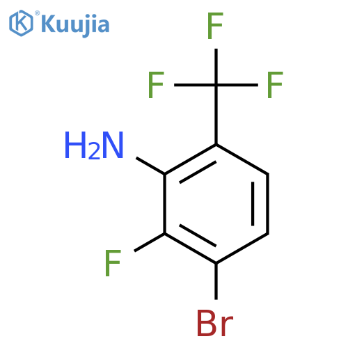 3-Bromo-2-fluoro-6-(trifluoromethyl)aniline structure