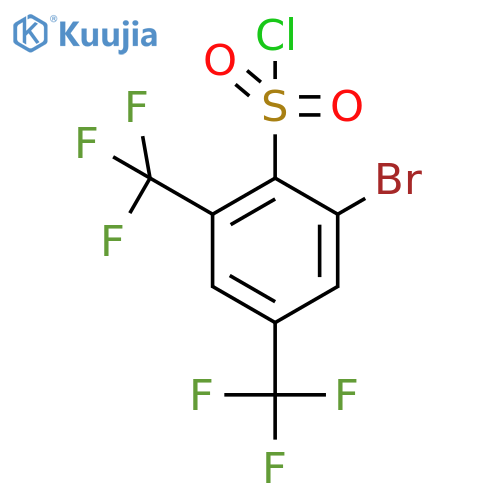 2,4-Bis(trifluoromethyl)-6-bromobenzenesulfonyl chloride structure