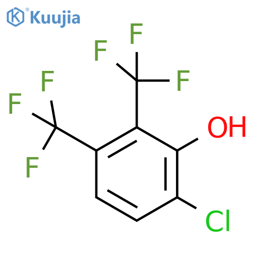 2,3-Bis(trifluoromethyl)-6-chlorophenol structure