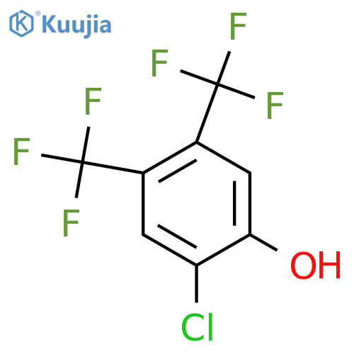 4,5-Bis(trifluoromethyl)-2-chlorophenol structure