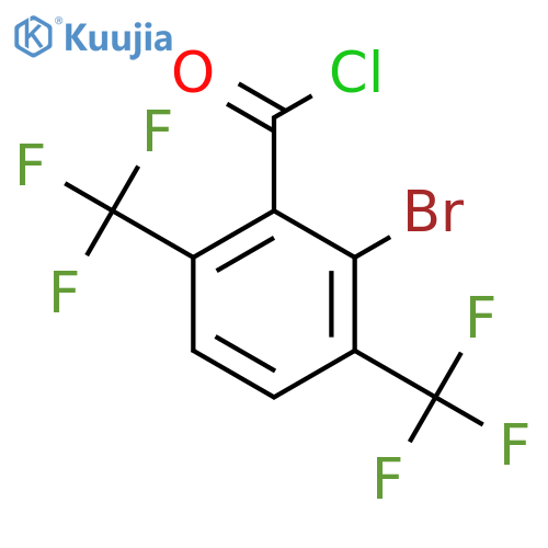3,6-Bis(trifluoromethyl)-2-bromobenzoyl chloride structure