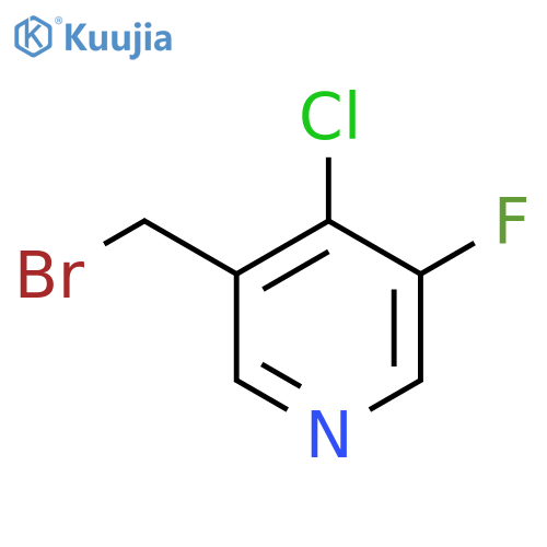 3-Bromomethyl-4-chloro-5-fluoropyridine structure