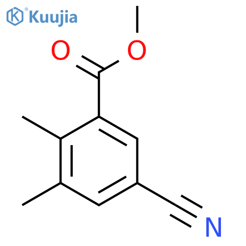 Methyl 5-cyano-2,3-dimethylbenzoate structure