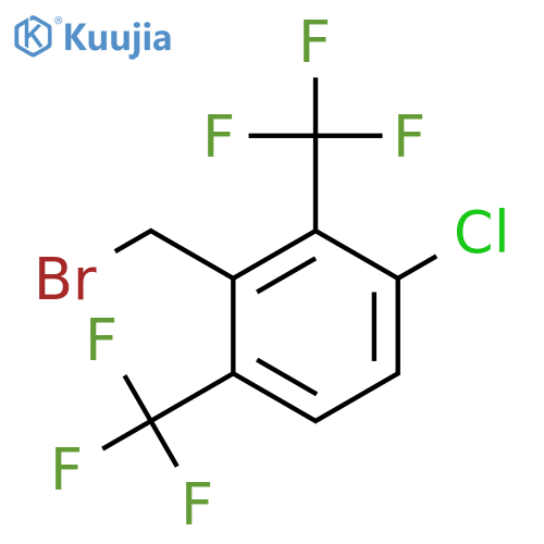 2,6-Bis(trifluoromethyl)-3-chlorobenzyl bromide structure