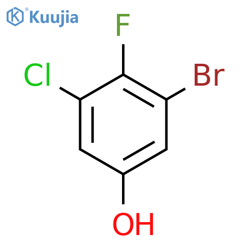 3-Bromo-5-Chloro-4-fluorophenol structure