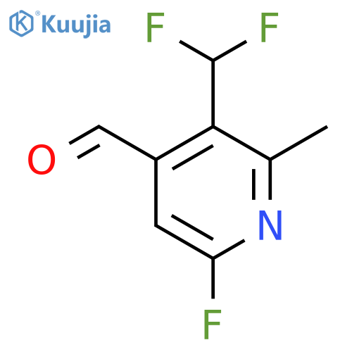 3-(Difluoromethyl)-6-fluoro-2-methylpyridine-4-carboxaldehyde structure
