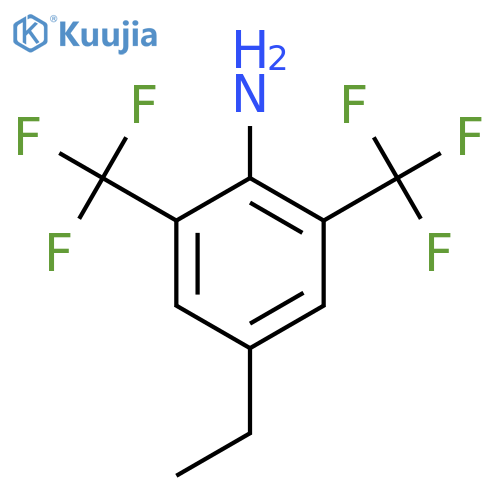 2,6-Bis(trifluoromethyl)-4-ethylaniline structure