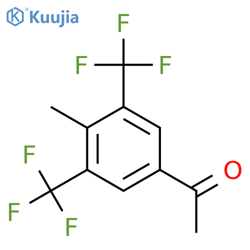 3',5'-Bis(trifluoromethyl)-4'-methylacetophenone structure