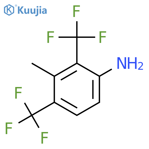 2,4-Bis(trifluoromethyl)-3-methylaniline structure
