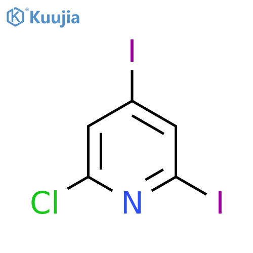 2-Chloro-4,6-diiodopyridine structure