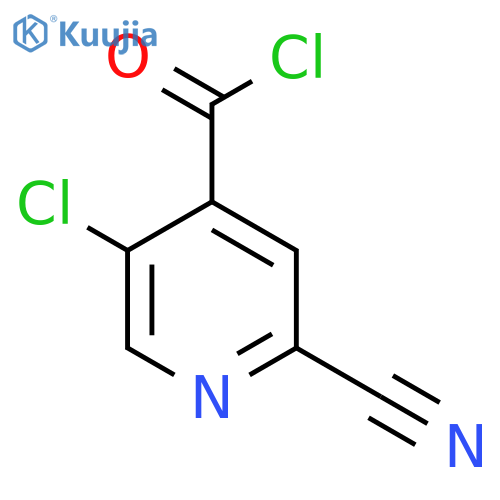 5-Chloro-2-cyanoisonicotinoyl chloride structure