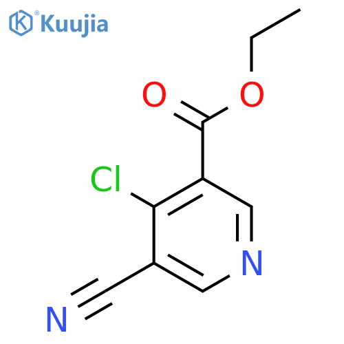 Ethyl 4-chloro-5-cyanonicotinate structure