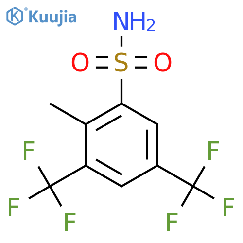 3,5-Bis(trifluoromethyl)-2-methylbenzenesulfonamide structure