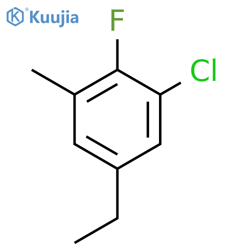3-Chloro-5-ethyl-2-fluorotoluene structure