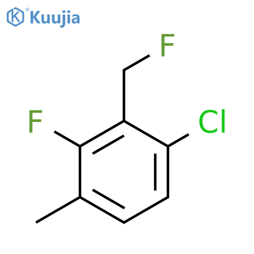 4-Chloro-2-fluoro-3-(fluoromethyl)toluene structure