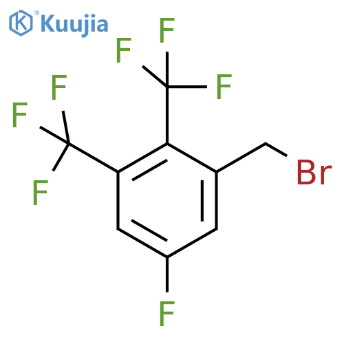 2,3-Bis(trifluoromethyl)-5-fluorobenzyl bromide structure