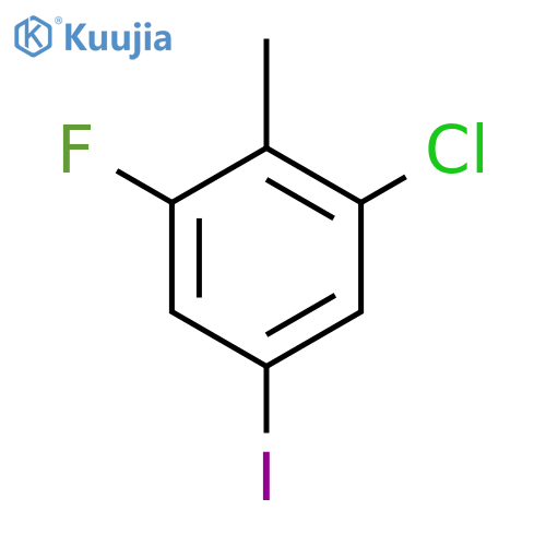 2-Chloro-6-fluoro-4-iodotoluene structure