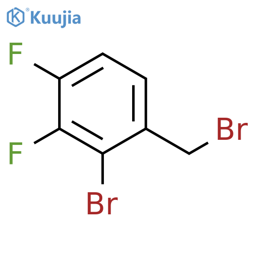 2-bromo-1-(bromomethyl)-3,4-difluorobenzene structure