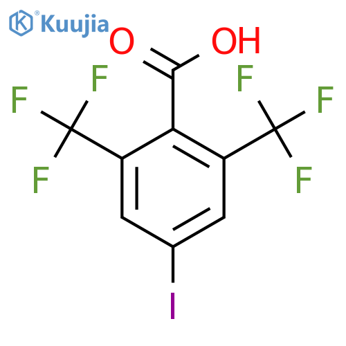 2,6-Bis(trifluoromethyl)-4-iodobenzoic acid structure
